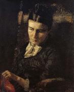 Thomas Eakins Dr. Brinton-s Wife oil on canvas